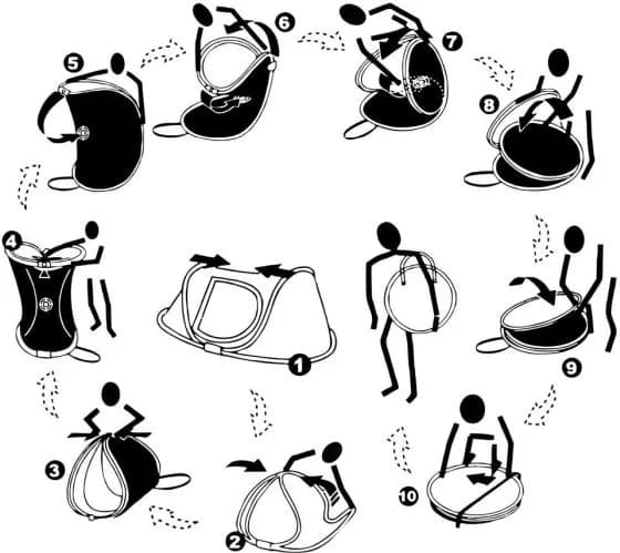 Jak złożyć namiot plażowy - proste kroki, aby uniknąć błędów