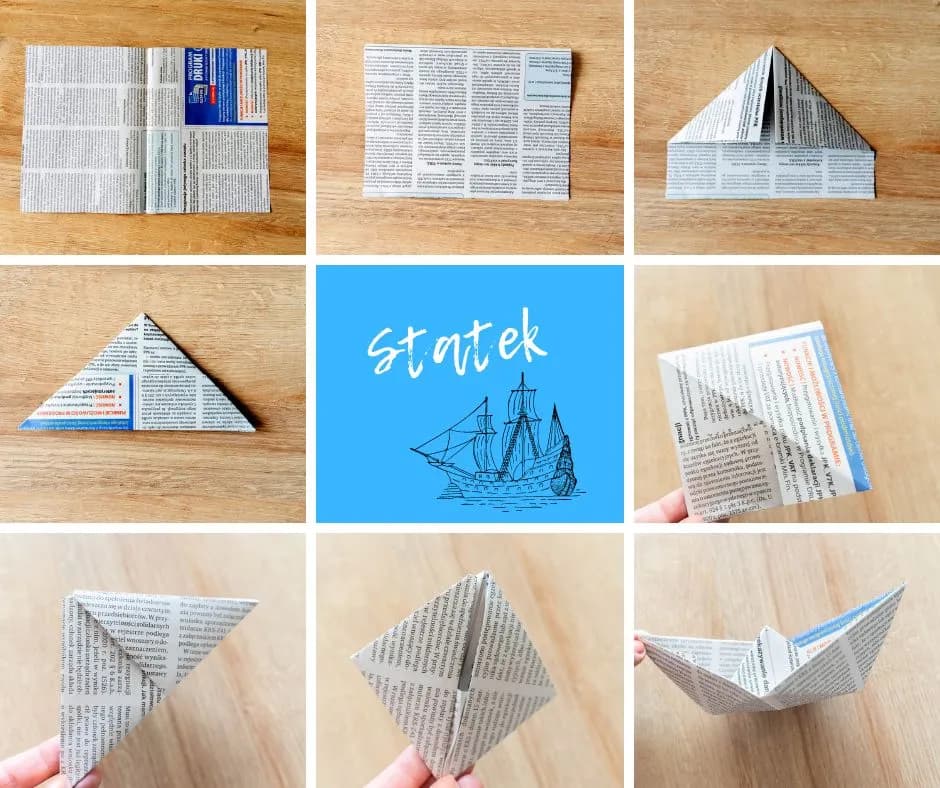Jak zrobić statek z papieru instrukcja - proste kroki dla każdego