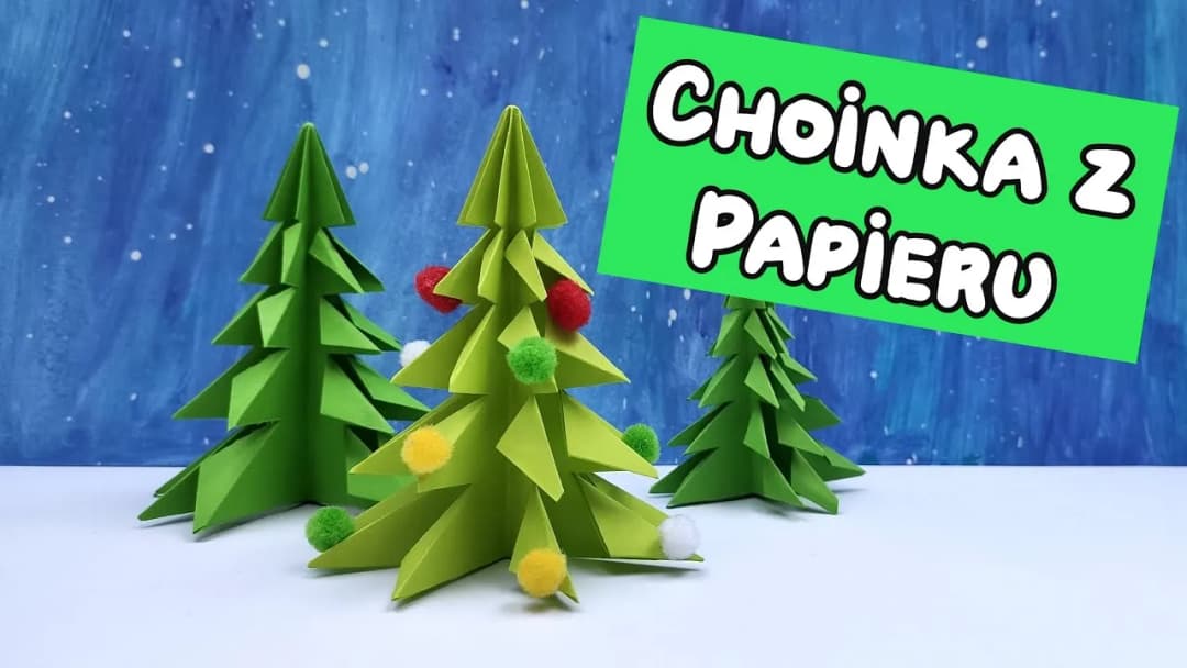 Jak zrobić ozdoby choinkowe z papieru 3D - proste i kreatywne pomysły