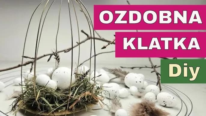 Jak łatwo zrobić piękne ozdoby na jajka wielkanocne w domu